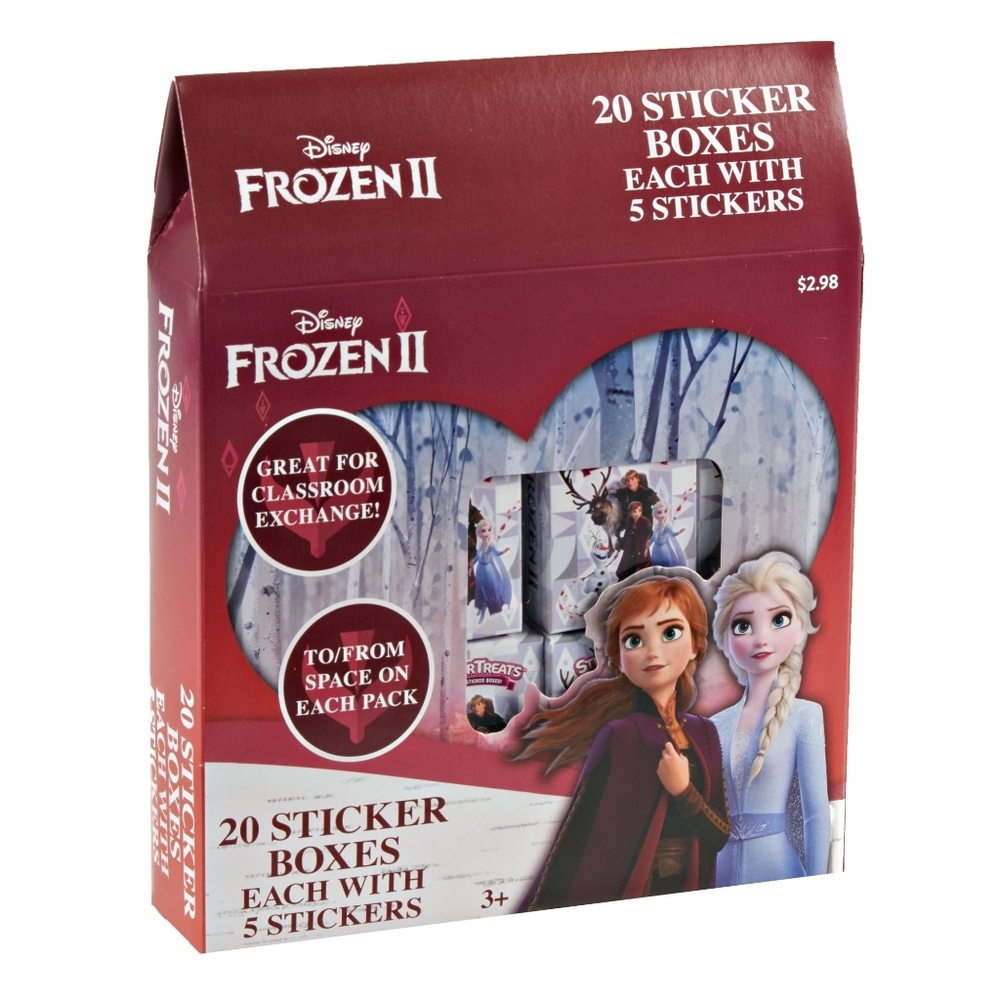 Frozen 2  Val 20ctn Frozen Stickers Cards